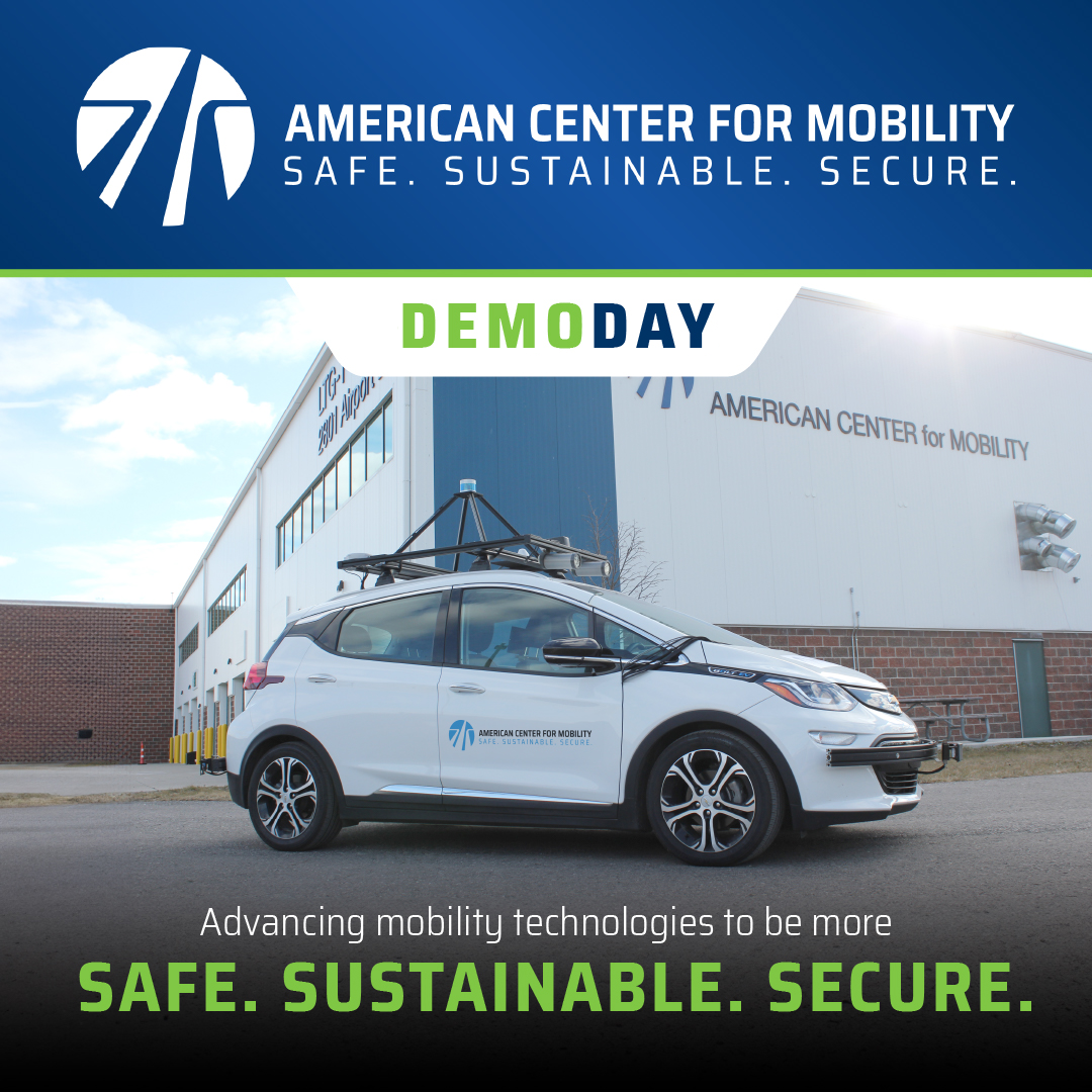 ACM Demo Day - autonomous vehicle at American Center for Mobility